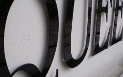 Raised Perspex Lettering