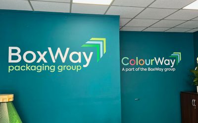 Wall graphics for office in Exeter